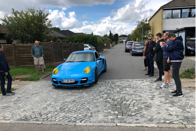 Porsche 911 Turbo S til polterabend