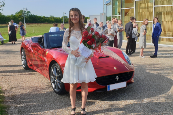 Konfirmationskørsel Ferrari California