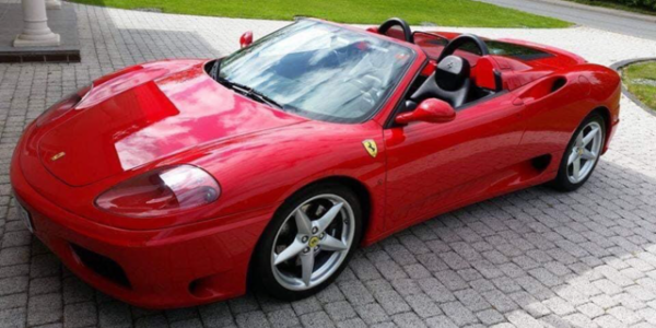 Lej en Ferrari 360 Spider