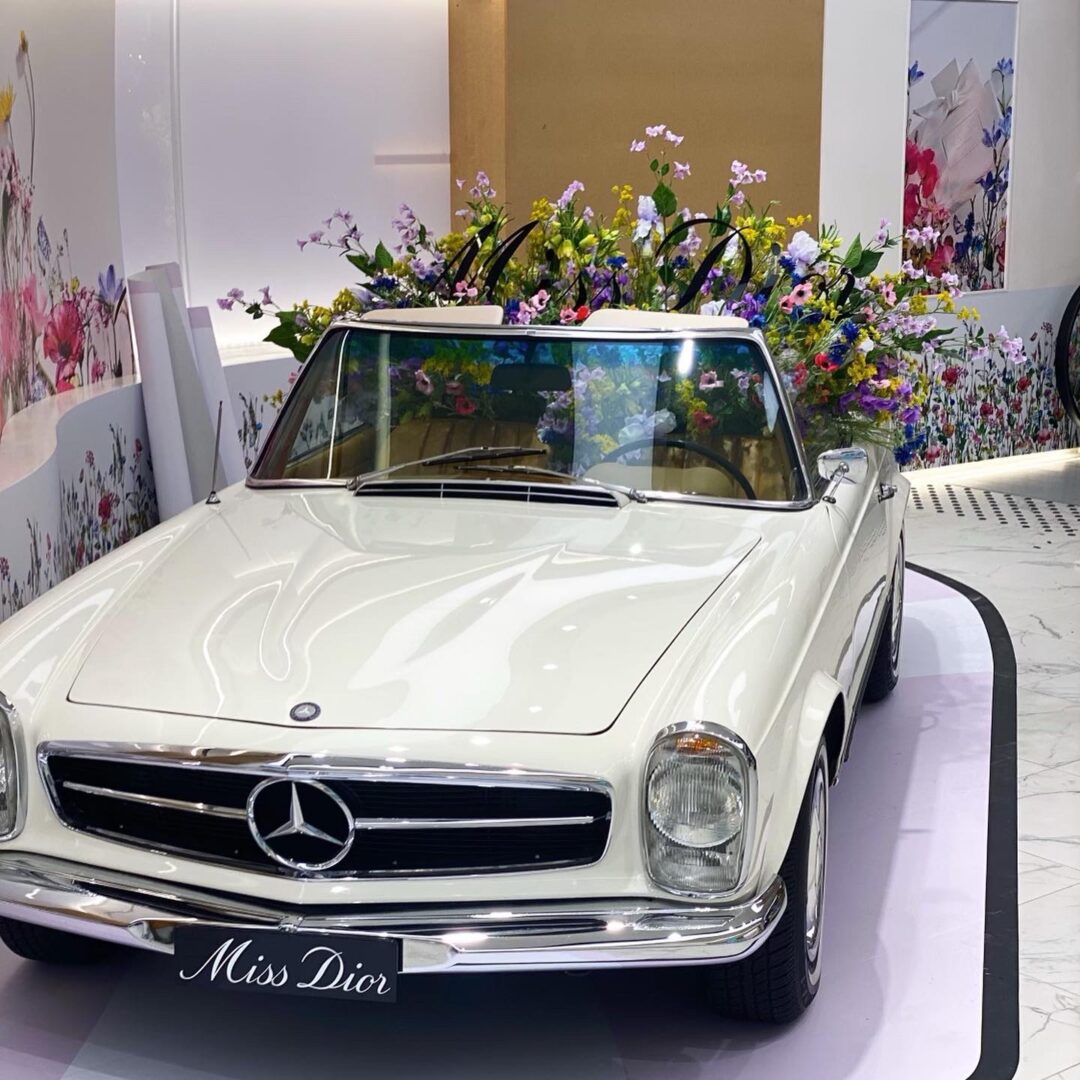 Dior_1 Dior valgte vores smukke Mercedes-Benz 230 SL