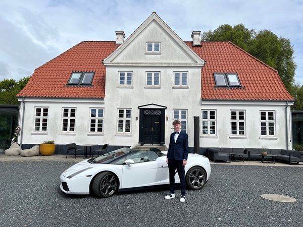 Konfirmationskørsel Lamborghini Gallardo Spyder